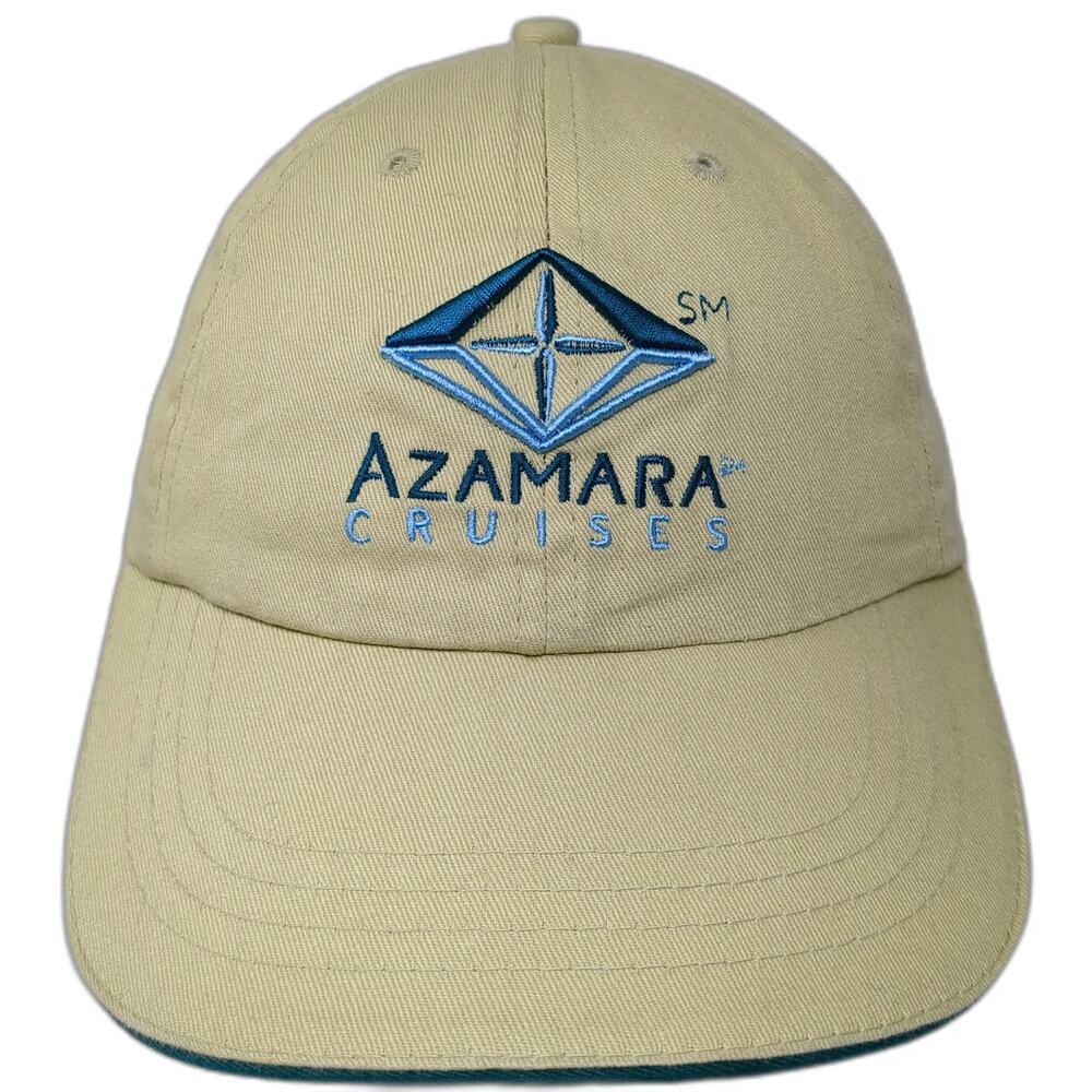 DMR Classic Headwear Baseball Cap Beige One Size Azamara Cruises Strapback hat